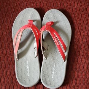 Red Flip Flops